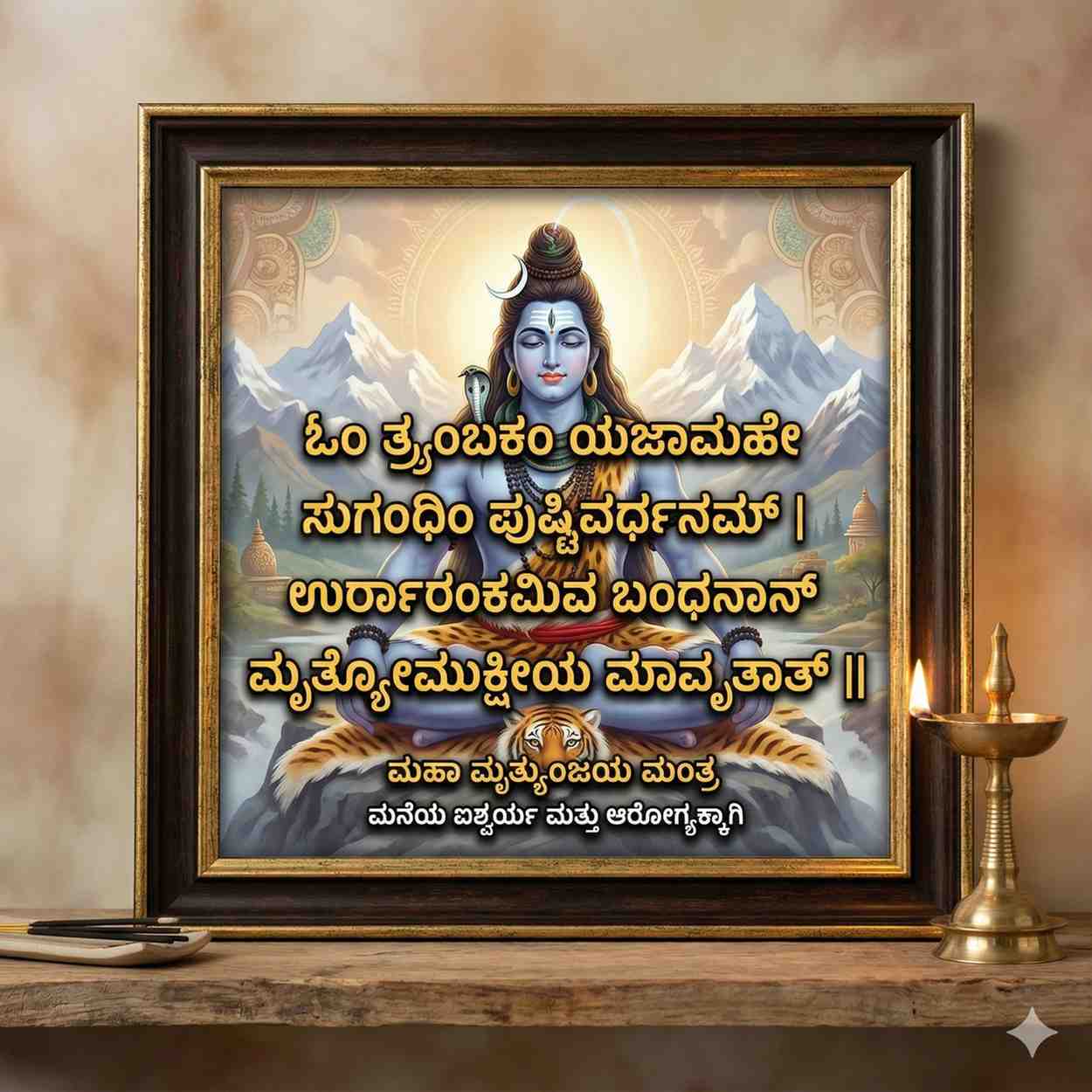 ನಿಮ್ಮ ಪ್ರೀತಿಯ ಪೋಷಕರ ಜೀವ ರಕ್ಷಕ: ಆಯಸ್ಸು ಮತ್ತು ಆರೋಗ್ಯವನ್ನು ಹೆಚ್ಚಿಸುವ ಮಹಾಮೃತ್ಯುಂಜಯ ಮಂತ್ರದ ಫೋಟೋ! - Image 10