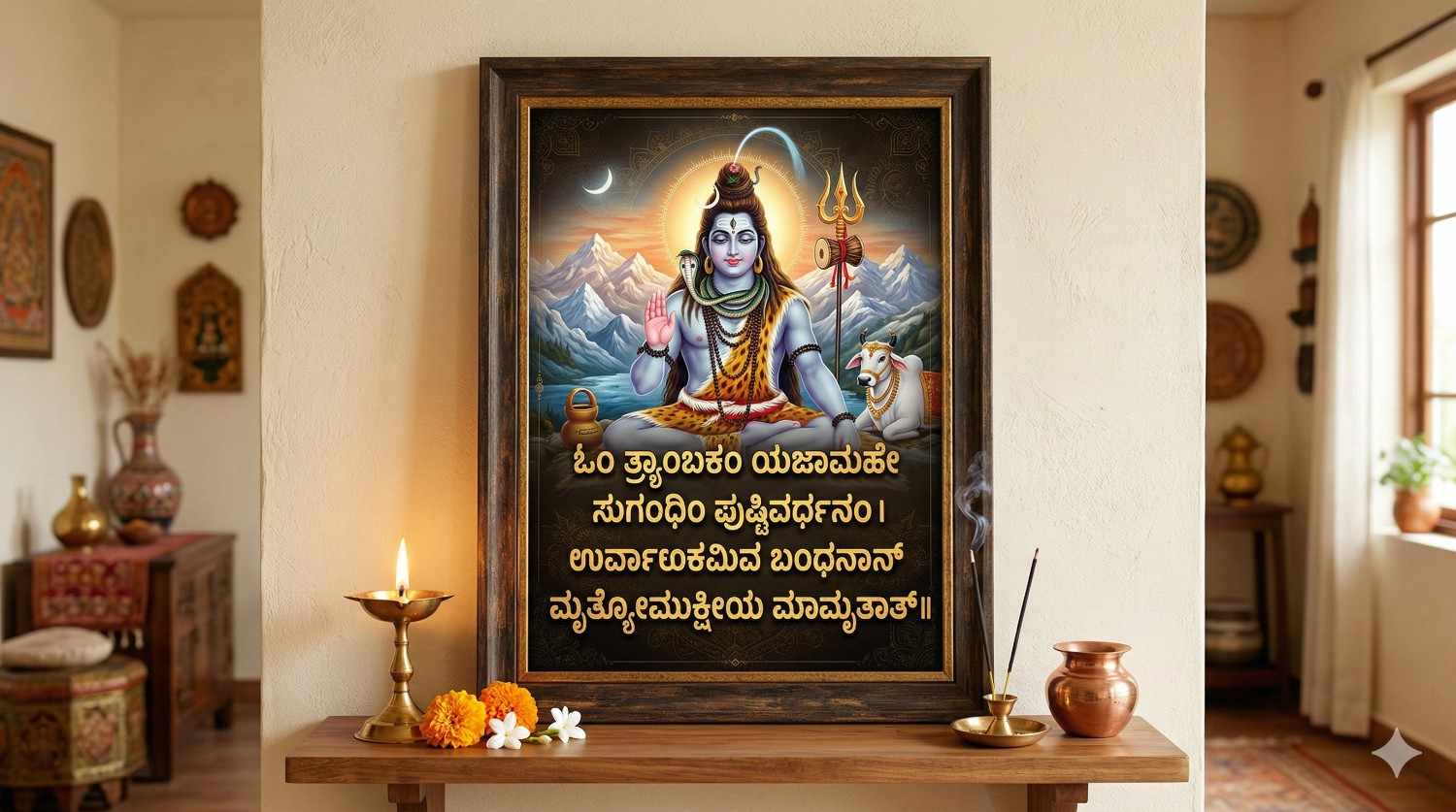 ನಿಮ್ಮ ಪ್ರೀತಿಯ ಪೋಷಕರ ಜೀವ ರಕ್ಷಕ: ಆಯಸ್ಸು ಮತ್ತು ಆರೋಗ್ಯವನ್ನು ಹೆಚ್ಚಿಸುವ ಮಹಾಮೃತ್ಯುಂಜಯ ಮಂತ್ರದ ಫೋಟೋ!